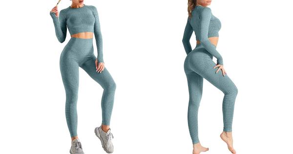 This 2-Piece Yoga Set Could Not Be Cuter if It Tried