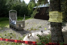 在黄石公园附近杀死一名妇女的灰熊没有踪迹后，陷阱被移走了